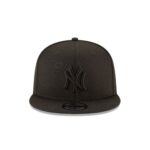 New York Yankees Basic Black on Black 9FIFTY Snapback Hat - Image 2