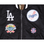 Alpha Industries X Los Angeles Dodgers MA-1 Bomber Jacket - Image 3