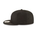 Los Angeles Dodgers 2025 World Series Champions Black on Black 9FIFTY Snapback Hat - Image 5