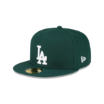 Los Angeles Dodgers Dark Green 59FIFTY Fitted Hat - Image 3
