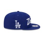 Los Angeles Dodgers Wordmark 9FIFTY Snapback Hat - Image 5