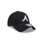 Atlanta Braves Black 9TWENTY Adjustable Hat - Image 3