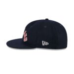 Cleveland Guardians Melton Wool Retro Crown 9FIFTY Strapback Hat - Image 4