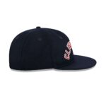 Cleveland Guardians Melton Wool Retro Crown 9FIFTY Strapback Hat - Image 5