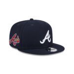 Alpha Industries x Atlanta Braves Navy 9FIFTY Snapback Hat - Image 3