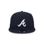 Alpha Industries x Atlanta Braves Navy 9FIFTY Snapback Hat - Image 2