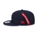 Alpha Industries x Atlanta Braves Navy 9FIFTY Snapback Hat - Image 4