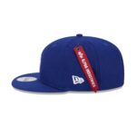 Alpha Industries x Los Angeles Dodgers Blue 9FIFTY Snapback Hat - Image 4