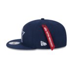 Alpha Industries x Dallas Cowboys Navy 9FIFTY Snapback Hat - Image 4