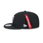 Alpha Industries x Las Vegas Raiders Black 9FIFTY Snapback Hat - Image 4