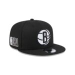 Alpha Industries x Brooklyn Nets Black 9FIFTY Snapback Hat - Image 3