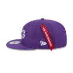 Alpha Industries x Los Angeles Lakers Purple 9FIFTY Snapback Hat - Image 4
