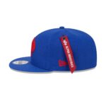Alpha Industries x Buffalo Bills Historic Blue 9FIFTY Snapback Hat - Image 4