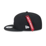 Alpha Industries x Los Angeles Dodgers Black 9FIFTY Snapback Hat - Image 4