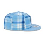 North Carolina University Tar Heels Plaid 9FIFTY Snapback Hat - Image 6
