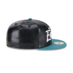 Philadelphia Eagles Faux Leather Crown 59FIFTY Fitted Hat - Image 5