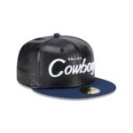 Dallas Cowboys Faux Leather Crown 59FIFTY Fitted Hat - Image 3