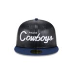 Dallas Cowboys Faux Leather Crown 59FIFTY Fitted Hat - Image 2