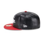 San Francisco 49ers Faux Leather Crown 59FIFTY Fitted Hat - Image 4