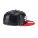 San Francisco 49ers Faux Leather Crown 59FIFTY Fitted Hat - Image 5