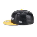 Pittsburgh Steelers Faux Leather Crown 59FIFTY Fitted Hat - Image 4