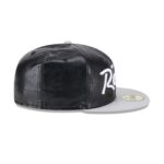 Las Vegas Raiders Faux Leather Crown 59FIFTY Fitted Hat - Image 5