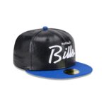 Buffalo Bills Faux Leather Crown 59FIFTY Fitted Hat - Image 3