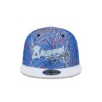 Atlanta Braves Wave Fill 59FIFTY Fitted Hat - Image 2