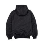 Alpha Industries x New Era Cap L-2B Hooded Bomber Jacket Black - Image 3