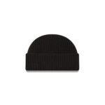 New Era Cap Black Ribbed Skully Knit Beanie - Image 2