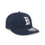 Boston Red Sox Canvas Felt Retro Crown 9FIFTY Strapback Hat - Image 3