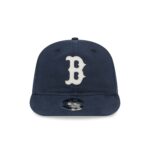 Boston Red Sox Canvas Felt Retro Crown 9FIFTY Strapback Hat - Image 2