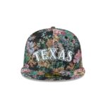 Texas Rangers Jacquard Pattern 59FIFTY Fitted Hat - Image 2