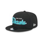 San Jose Sharks Script 9FIFTY Snapback Hat