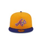 Atlanta Braves Gold 59FIFTY A-Frame Fitted Hat - Image 2