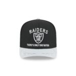 Las Vegas Raiders 2025 Draft 9FIFTY A-Frame Snapback Hat - Image 2