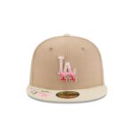 Los Angeles Dodgers Hand Stitched Floral 59FIFTY Fitted Hat - Image 2