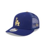 Los Angeles Dodgers Gold Collection Low Profile 9FIFTY Trucker Hat - Image 3