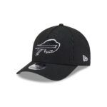 Buffalo Bills Black & White 9FORTY M-Crown A-Frame Snapback Hat