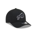 Buffalo Bills Black & White 9FORTY M-Crown A-Frame Snapback Hat - Image 3