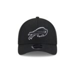 Buffalo Bills Black & White 9FORTY M-Crown A-Frame Snapback Hat - Image 2