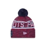 New England Patriots 2025 Sideline Cold Weather Pom Knit Hat - Image 2