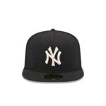 New York Yankees Black Mesh 59FIFTY A-Frame Fitted Hat - Image 2