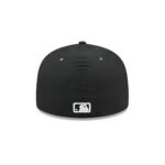 Los Angeles Dodgers Black Poly Rope Split Panel 59FIFTY Fitted Hat - Image 6