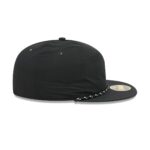 Los Angeles Dodgers Black Poly Rope Split Panel 59FIFTY Fitted Hat - Image 5