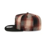 San Francisco 49ers Grunge Plaid 9FIFTY A-Frame Adjustable Hat - Image 4