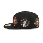 New York Yankees Day of the Dead Skull & Flowers 59FIFTY Fitted Hat - Image 5