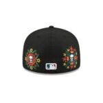 New York Yankees Day of the Dead Skull & Flowers 59FIFTY Fitted Hat - Image 6