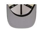 Los Angeles Lakers 1976-2000 Hardwood Classics Chrome White 9FIFTY A-Frame Snapback Hat - Image 7