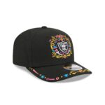 Las Vegas Raiders Black Color Pop 9SEVENTY Stretch-Snap Hat - Image 3